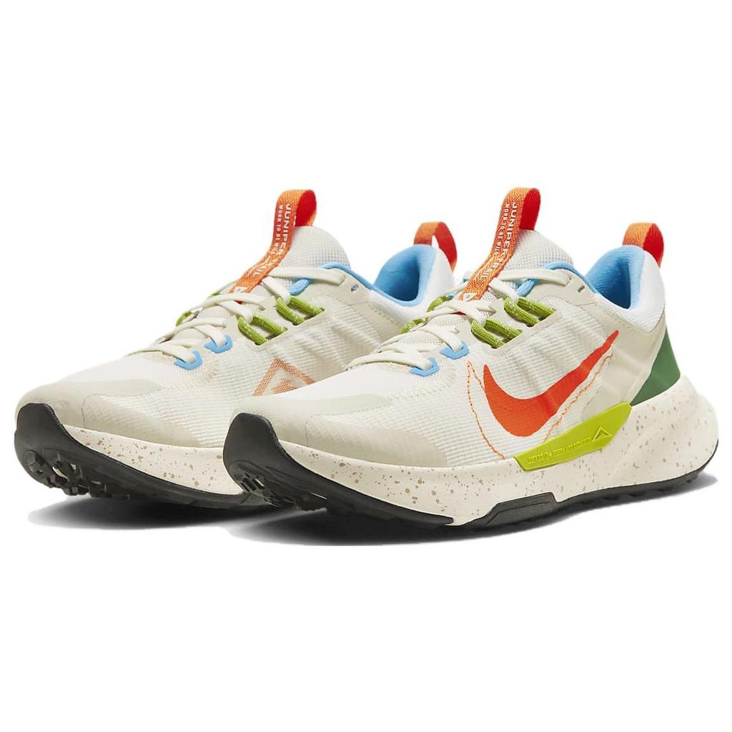 Nike Juniper Trail 2 Comfortable Lightweight Shock Absorbing Non-Slip Low-Top Running Shoes Women sneaker White Orange FN3450-181