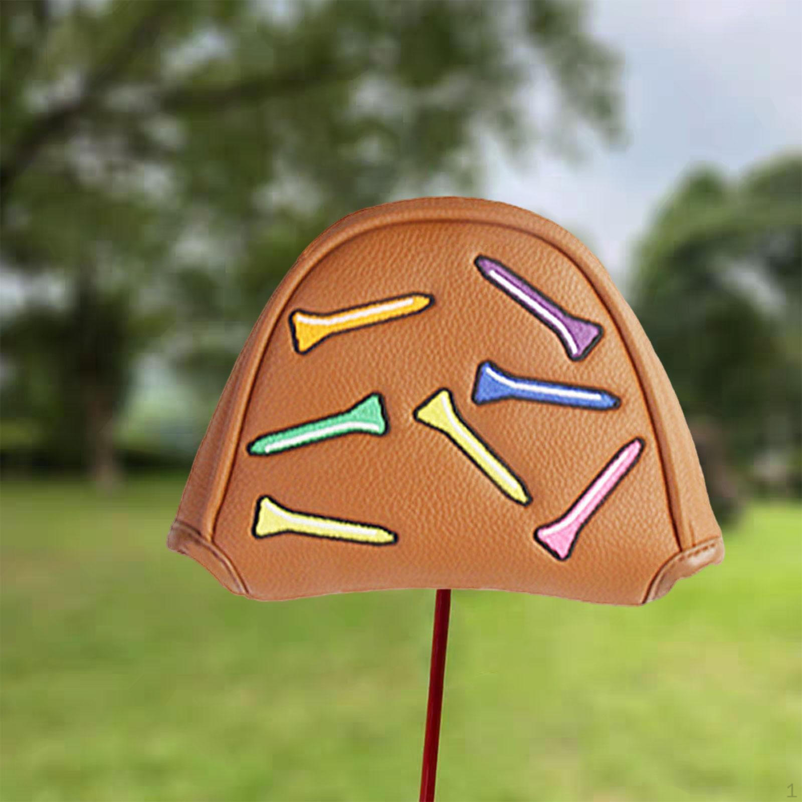 

Чехол для гольф-маллета, подходит для большинства клюшек, износостойкий, модный, для начинающих, портативный, удобный