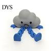 Portable Desktop Decoration Weather Gnome Figurine, 3D Printed Poseable Series Desk Toy, Miniature Trendy Ornaments Creative Collectible Decor