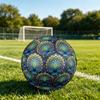 1pc Peacock Forest Theme Soccer Ball Football, Size 5, Lightweight PVC, Outdoor Training Soccer Ball,Sports Gift T61493