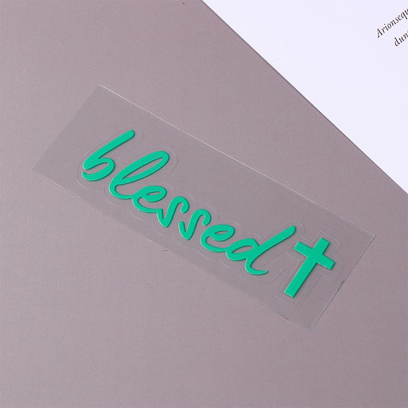 Blessed Mirror Decal Car Sticker For Women Faith Religious Vinyl Decoration For Cars Trucks Windows Mirror