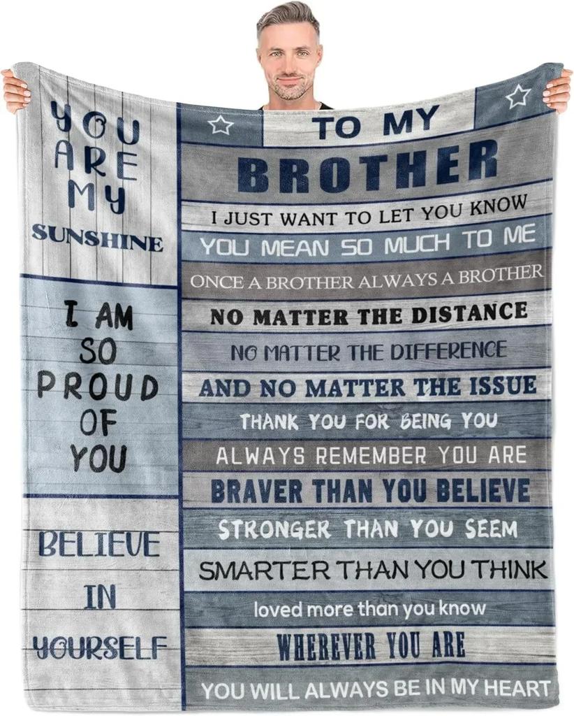 1PC Gift To Dad Thin Blankets for Father's Day Anniversary Birthday Mother's Day for Mom Wife Uncle Grandma Abuela Soft Throw
