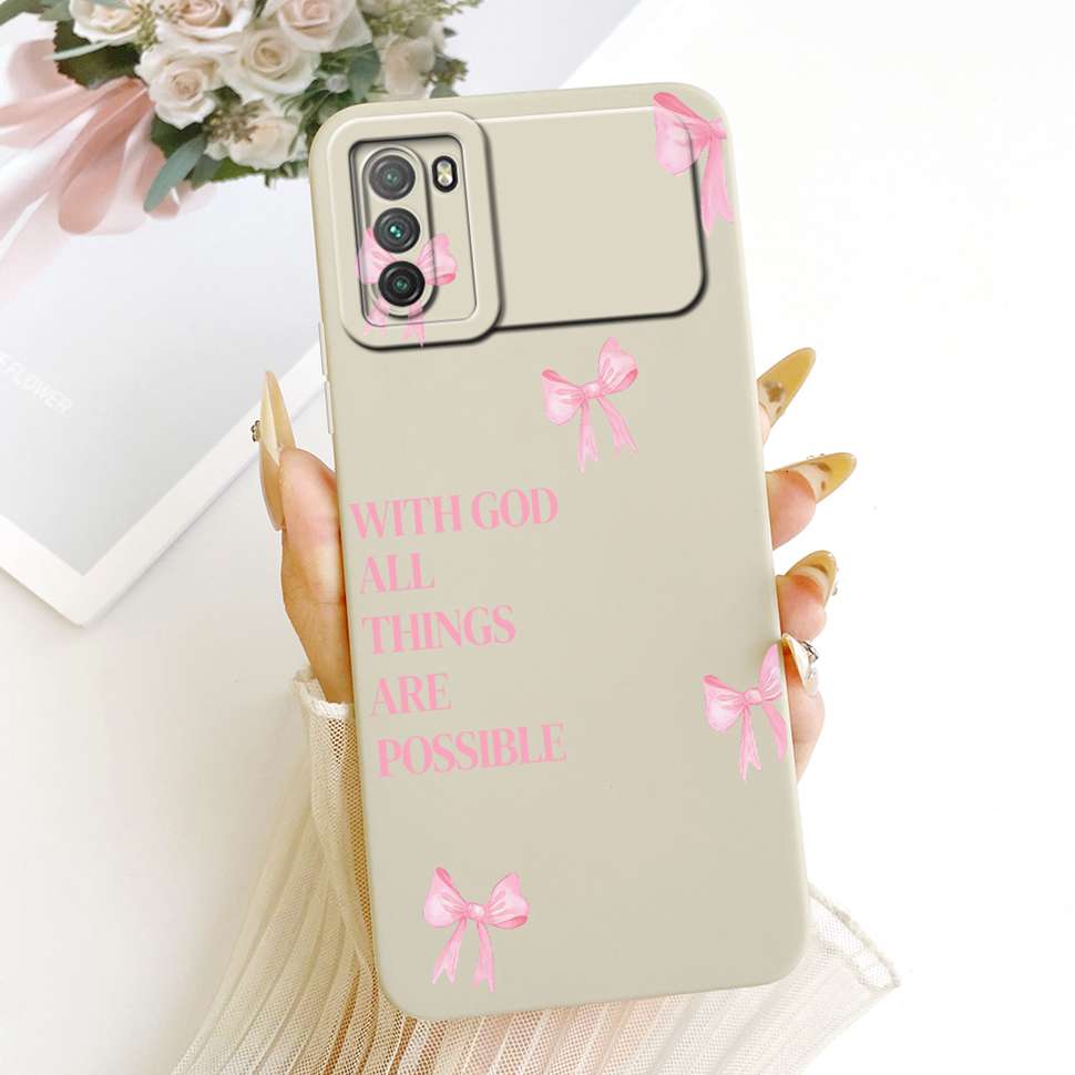 For Xiaomi Poco M3 Case PocoM3 Cute Rabbit Soft Silicone Back Cover For Xiaomi Poco M3 Case 6.53   Phone Cover Bumper Fundas Xiaomi Poco M3
