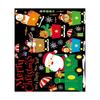 Festival Atmosphere Dress Up Christmas Train Sticke Childrens Room Bedside Shop Window Glass Home Scene Arrangement Decoration