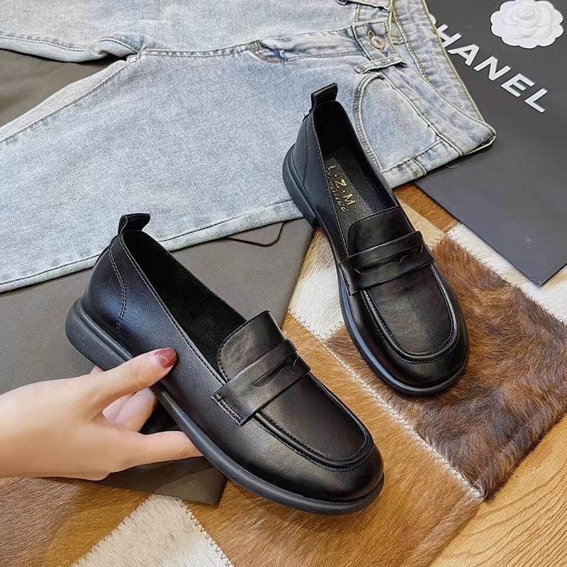 Not tired feet soft-soled women's shoes go to work, occupation, comfortable single shoes for a long time, black work shoes, flat-soled small leather