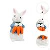Bunny Figurine for Easter, Rabbit Sculpture Tabletop Decoration