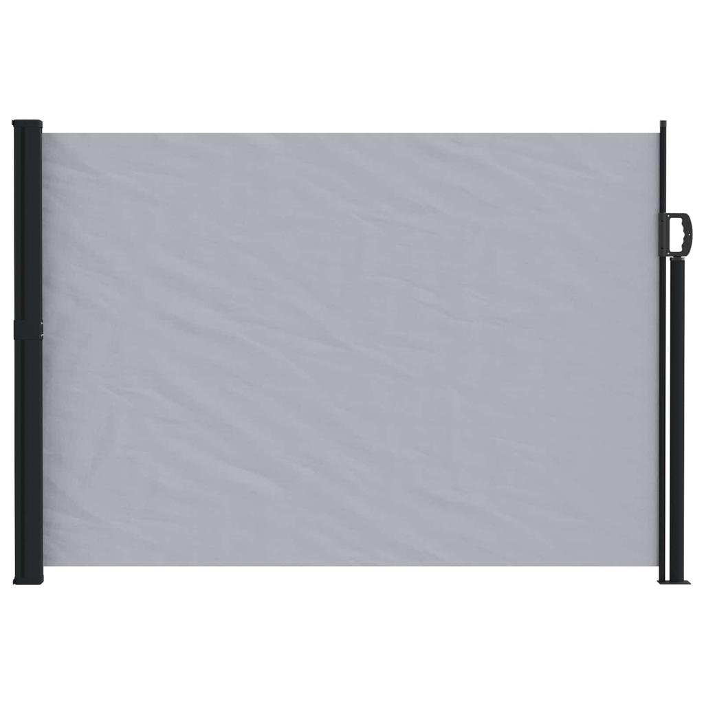 Retractable Side Awning Gray 300 x 117 cm Polyester