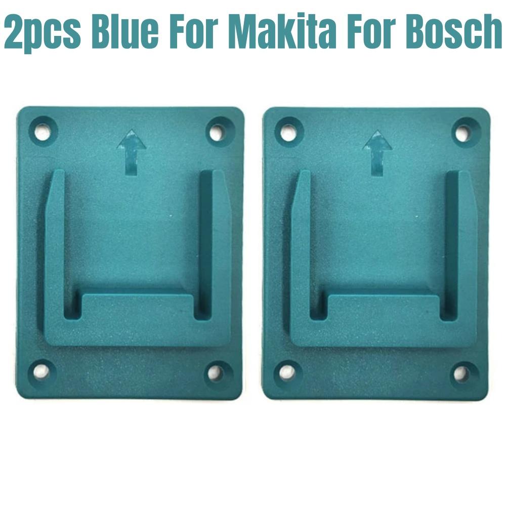 Wall Mount Drill Tool Storage Bracket For Makita For Bosch 14.4V/18V Li-ion Battery Tool Machine Fix Device Hang Display Stand
