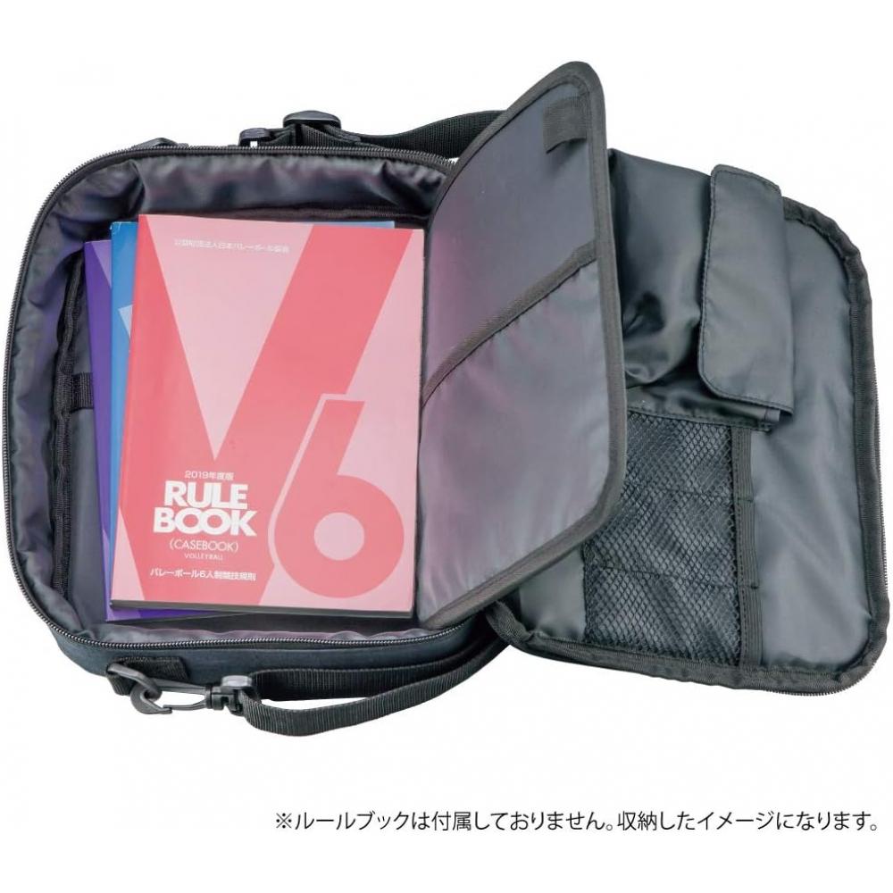 Mikasa Mikasa Fivb Ac Vrc2 Embroidered Volleyball Referee Case blAck