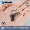 [TOYBARJAPAN] Accessorio Action Figure in Scala 1/6 ZYTOYS ZY2042 Modello Pistola Arma in Lega M1911