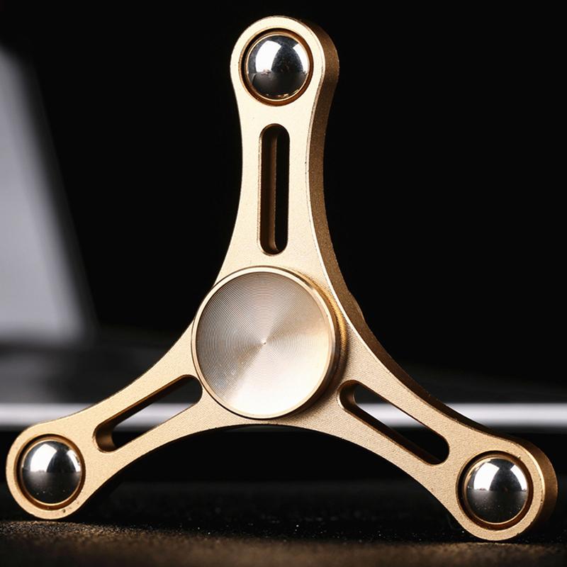 Tri-Spinner Fidget Divertente Giocattolo per Bambini e Adulti Fidget Spinner Metallo EDC Spinner per le Mani per Autismo e ADHD Giocattolo Puzzle Antistress B0127