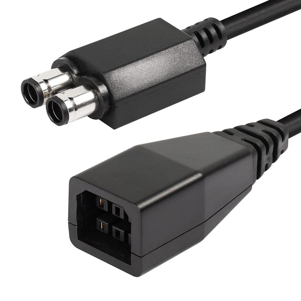 1Pcs 9.84" Black Power Supply Converter Cable Fit for Xbox 360 To Xbox 360 SLIM