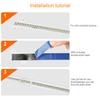 LED-Wachstumslichtstreifen, Vollspektrum-Timer, warmweiße LED-Leisten für Pflanzen, Phytolampe, Phytolamp, Wachstumszelt mit Netzteil