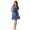 25th Anniversary Cross-Border A-Line Denim Dress - Women's Spaghetti Strap Pleated Backless Tank Top