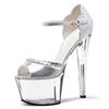 Sandals women's summer 2025 new stiletto student versatile open-toe bag and crystal Roman high heels
