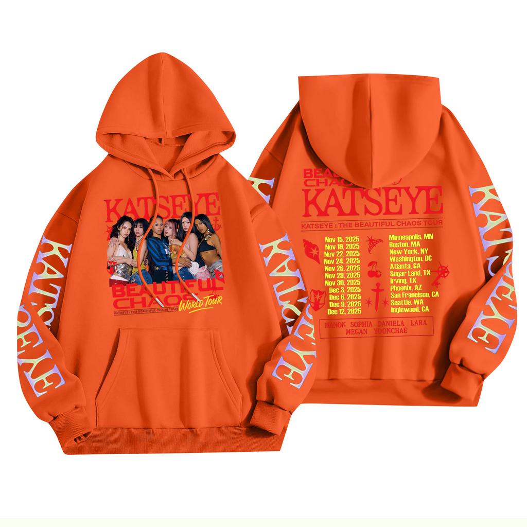 Unisex Fashion Lightweight Long Sleeve Pullover With Pockets Printed Hoodie