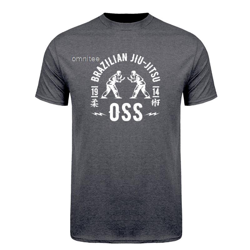 Brazilian Jiu Jitsu Tshirt Arte Suave OSS Shirts BJJ T Shirt Summer Cotton Short Sleeve Shirts Tops HJ098