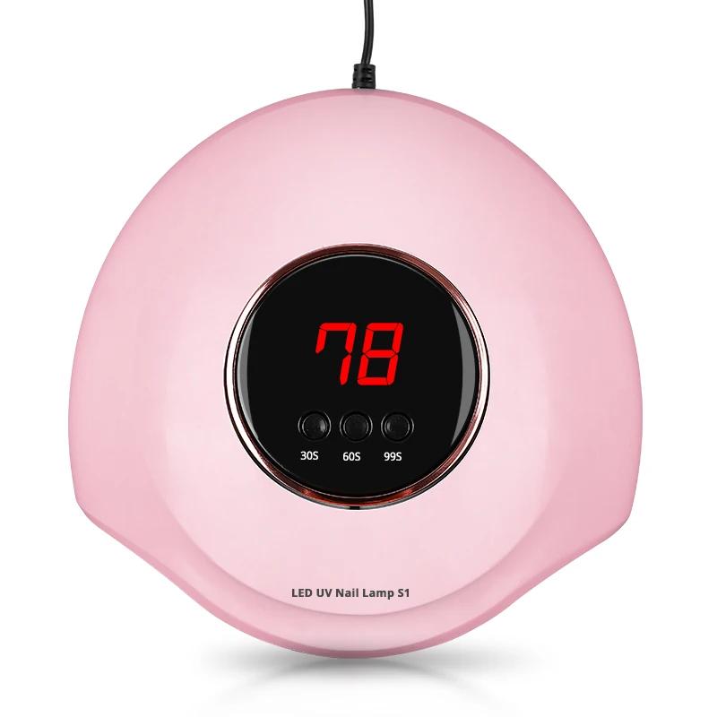 Mini-Nageltrockner, 24 W, 12 LEDs, UV-Lampe zum Aushärten aller Gel-Nagellacke mit Bewegungssensor, Maniküre-/Pediküre-/Nagelkunst-Werkzeug