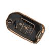 Jingyuqin 2/3 Buttons Soft TPU Car Key Case For Honda Accord Civic City CRV Jazz Crider Odyssey XR-V Vezel HR-V FRV Replace