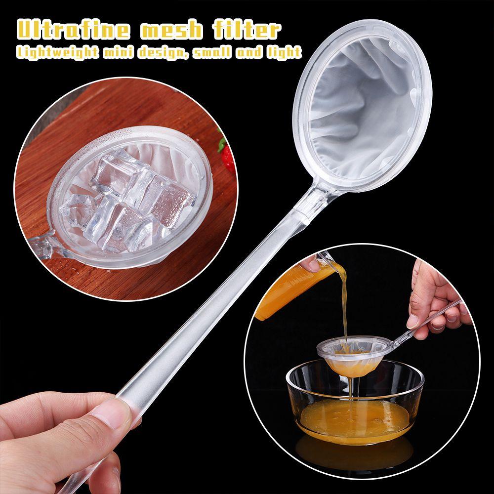 Ultra-fine For Yogurt Soy Milk Coffee Filter Oil Skimming Spoon Mesh Strainer Fine Mesh Filter