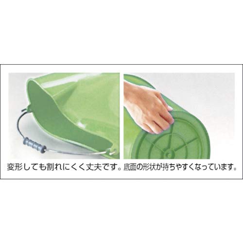 Risu Bucket "Soft and Durable" Active Bucket, White, 8L