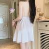 Satin Sleep Dress For Women With Chest Padding And Vneck For Casual Home Wear