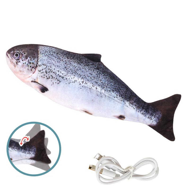 Electric Simulation Swinging Fish Jumping Fish Carp Cat Toy Pet Supplies