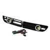 M63K-1Pair Fog Lights Angel Eyes Lamp Front Bumper Grille Grill Cover With Wire Kit For Jetta Bora MK4 1999-2004