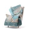 Plaid Scaldotto CM 130X170 Serenissima In Combed Cotton 250 Gr/mq