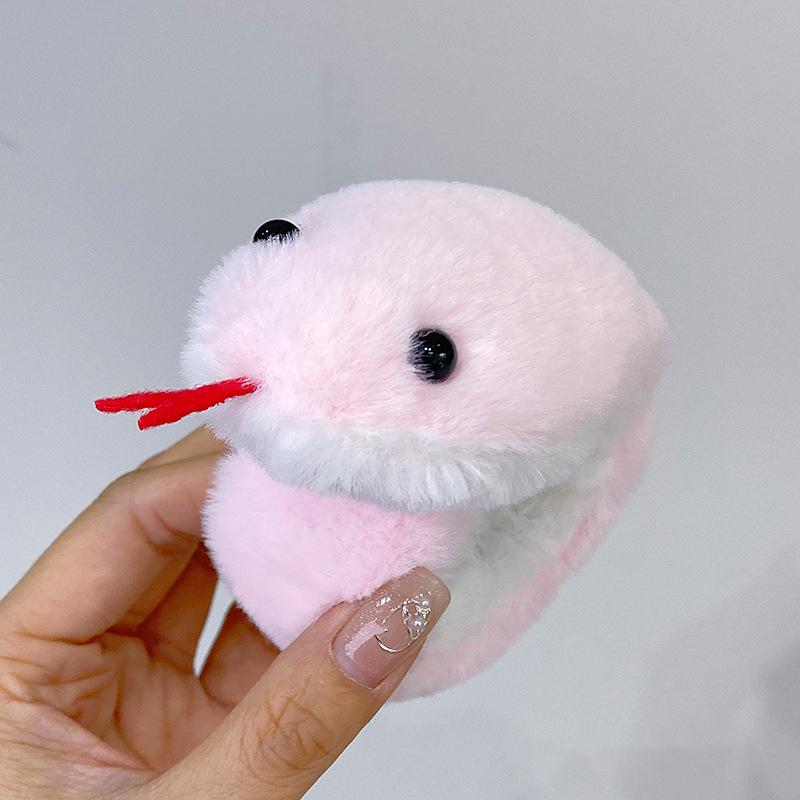 Kreslený Malý Had Plyšový Tleskací Kruh Anime Hračky Kawaii Plněné Panenky Zábavná Kreativní Hadí Panenka Narozeninový Dárek Pro Děti