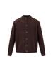 Men's Retro High-End Knit Cardigan - Autumn/Winter Korean Lazy Style, Versatile Stand Collar Couple Outerwear