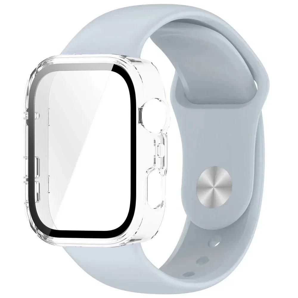 For Huawei Watch Fit 3 Fit 4 Fit 4 Pro PC Case With Silicone Strap Sports Wristband Integrated Protective Cover Replacement Set