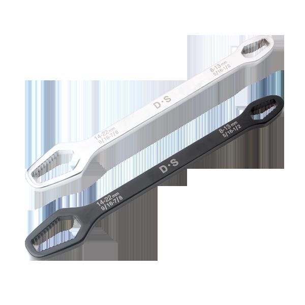 Universal Double-Head Self-Tightening Adjustable Wrench, 8-22mm, Multi-Function and Multi-Purpose Tool