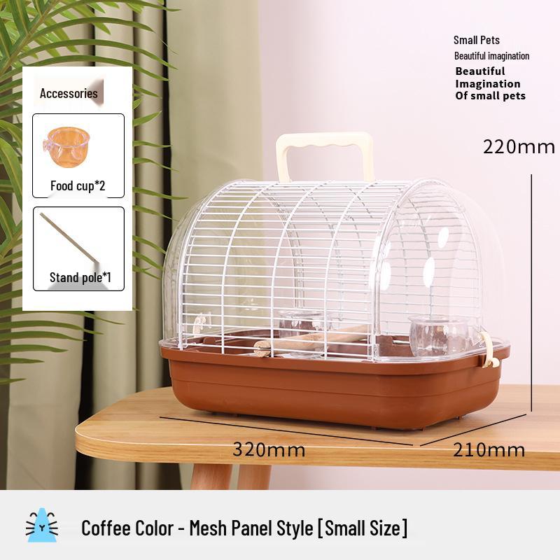 

Luxury Outdoor Acrylic Bird Cage for Parrots and Budgies