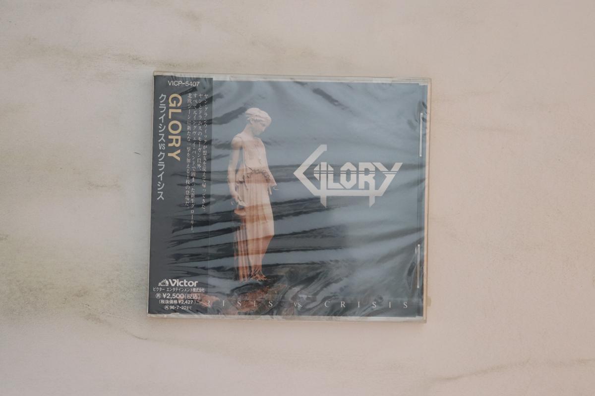 

CD GLORY - Crisis Vs. Crisis VICP5407PROMO VICTOR 1994 Japan Obi Rock Used