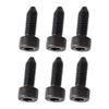 6PCS Guitar Hex Head Screws Double Tremolo Bridge Saddle String Locking Screw with Taper Tip