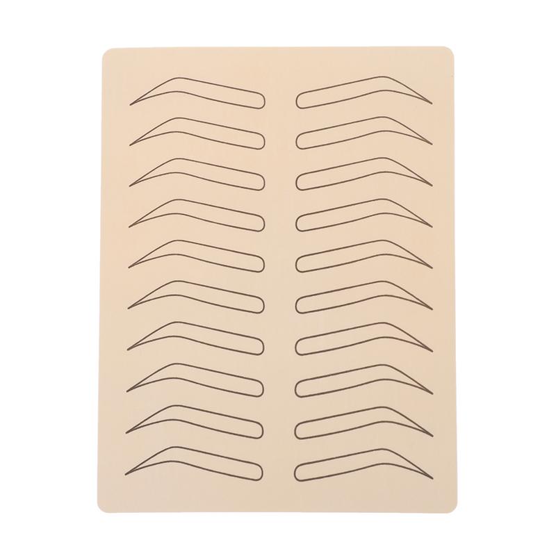 

Резиновая татуировка практика поддельная кожа накладные брови татуировка обучение обучение 7 X6 чёрный