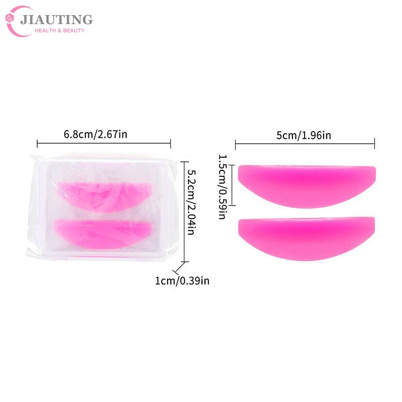 1 par de almohadillas de silicona para permanente de pestañas, varillas para pestañas, protector para levantamiento de pestañas 3D, accesorios para rizador de pestañas, herramienta de maquillaje aplicador