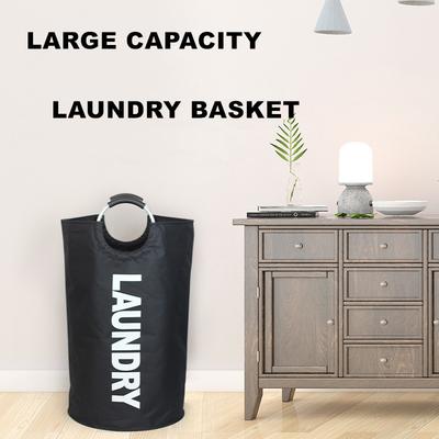 Dirty Laundry Basket Large Foldable Oxford Fabric Laundry Hamper Withandles Storage Bin Waterproof Oversize For Home Bedroom