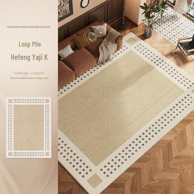 2024 Antique-Style Waterproof and Dirt-Resistant Luxury Carpet for Living Room and Bedroom
