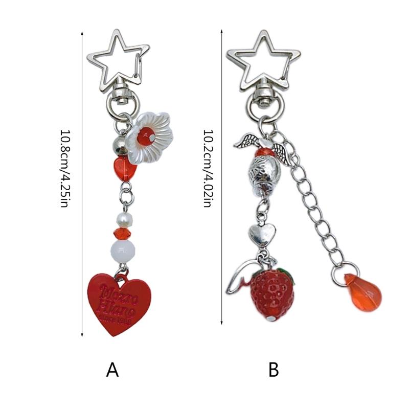 Stylish Bead Keychain Ornament Practical and Stylish Accessory for Everyday Use
