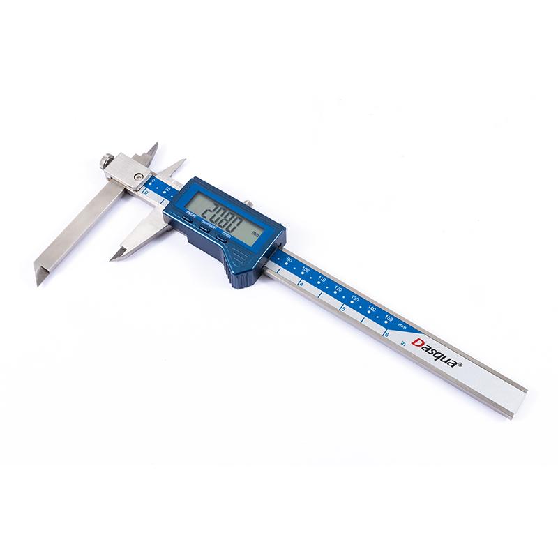 Dasqua Range 0-150mm 0-6 High Accuracy 0.04mm/0.0015 Stainless Steel Electronic Digital Offset Caliper 0-200 mm синий