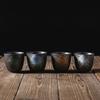 Japanese Style Ceramic Water Mugs Vintage Single Pottery Kung Fu Tea Cups Drinkware Coffee Cups Wine Mug Small Water Mugs New