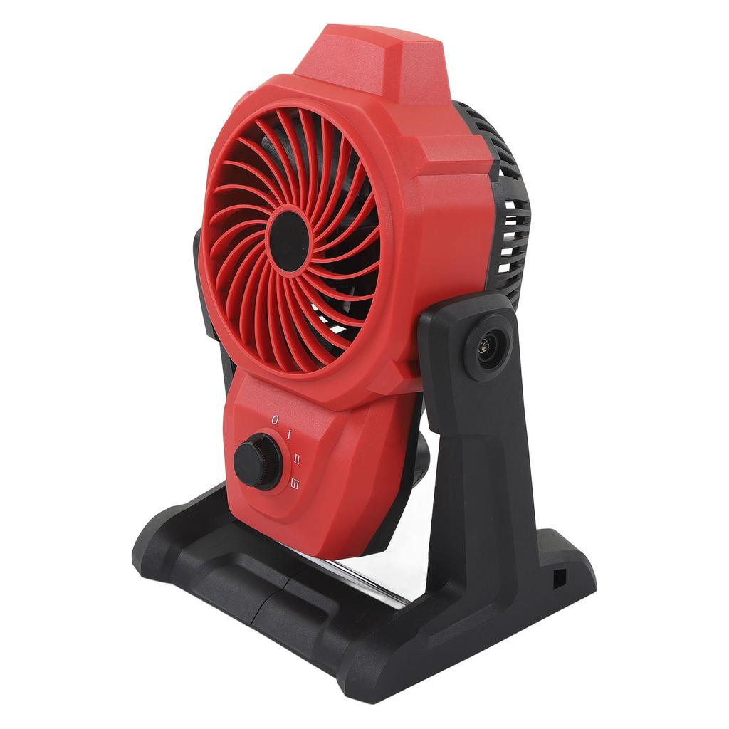 Electric Fan 3 Speed Portable Rechargeable Strong Power  Lithium Tent Fan for Outdoor Camping