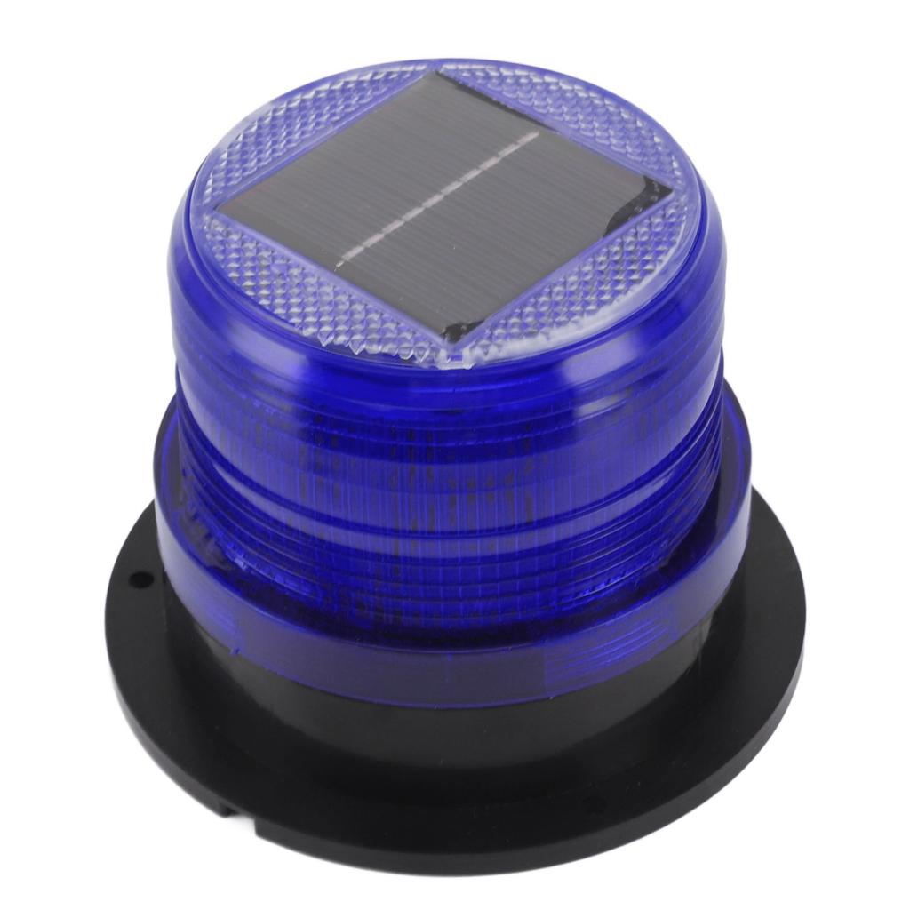 Solar Strobe Warning Flashing Light Waterproof LED Emergency Warning Light with Strong Magnetic Base for Snow Removal Car Forklift Truck