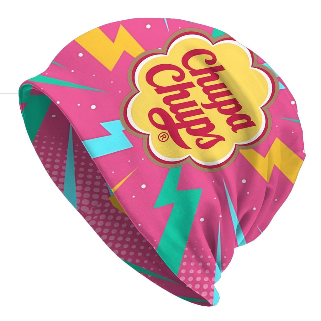 Stichhauben Hüte Unisex Damen Dünne Mütze Chupa Chups LOGO Herbst Frühling Warme Kappe Street Skullies Beanie Mützen