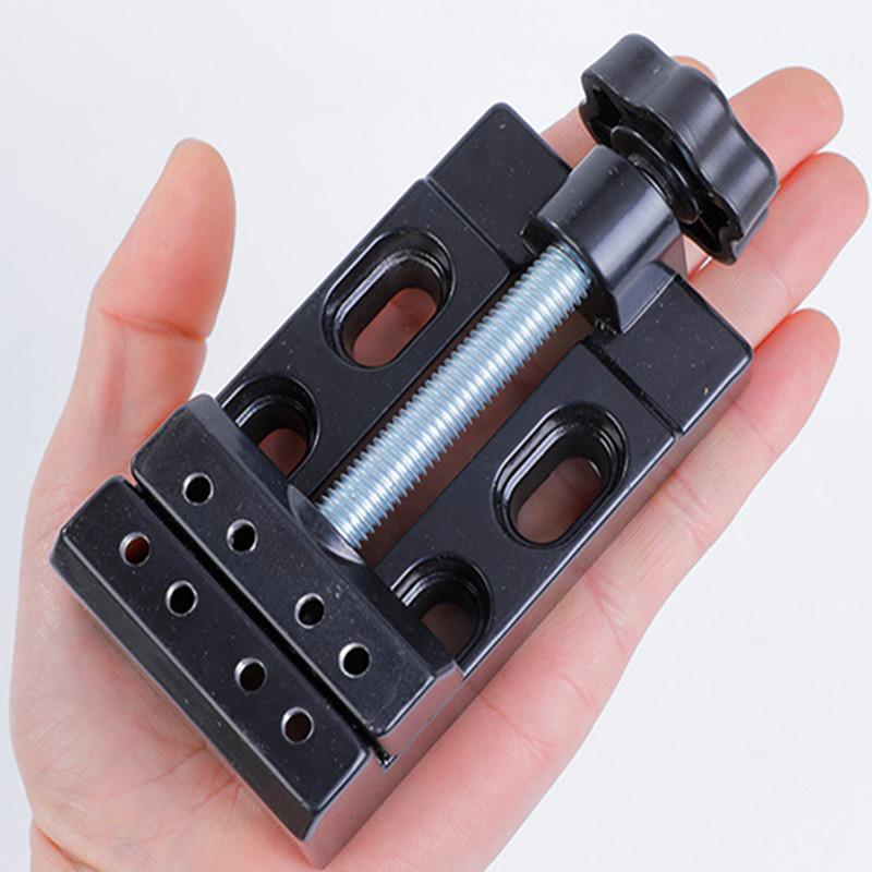 Mini Bench Clamp Small Vice Clamp Table Vise Household Heavy Duty Flat Nose Plier Tool DIY Craft Work-Bench Repair Tool