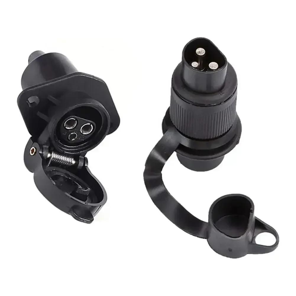 Befestigungslochabstand Stift Anhängersteckdose Durchmesser mm Verschleißfest Stromversorgung Einfach zu bedienen Schnelle Installation