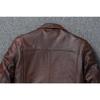 Chinese Size Vintage Red Brown Genuine Leather Jacket Men Soft Real Cowhide Black Winter Coat Biker Jackets Jaqueta Masculina De Couro