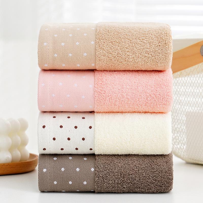 

Полотенце из чистого хлопка, домашнее, для взрослых, хлопковое, впитывающее, для мытья лица, вышитое, подарочное 35*75cm